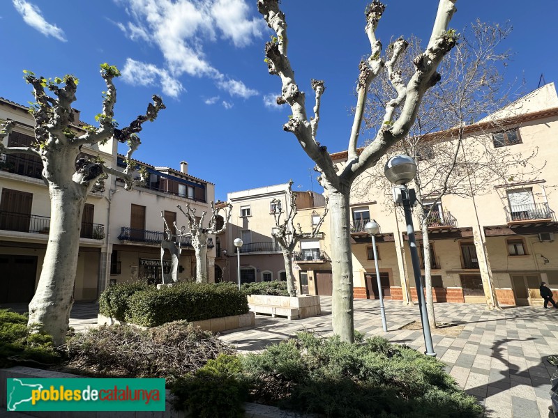 Vila-seca - Plaça de les Voltes (Foto: Albert Esteves, 2025) Vila-seca - Plaça de les Voltes