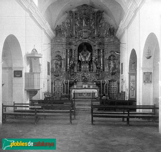 Vila-seca - Ermita de la Pineda (Foto: <i>Francesc Blasi -Arxiu Fotogràfic Centre Excursionista de Catalunya-</i>, 1925-30) Vila-seca - Ermita de la Pineda