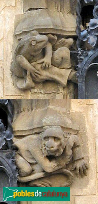 Mataró - Casa Coll i Regàs. Escultura (Foto: Albert Esteves, 2007) Mataró - Casa Coll i Regàs. Escultura