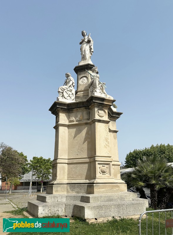 Vilanova i la Geltrú - Monument als Promotors del Ferrocarril (Foto: Albert Esteves, 2025) Vilanova i la Geltrú - Monument als Promotors del Ferrocarril