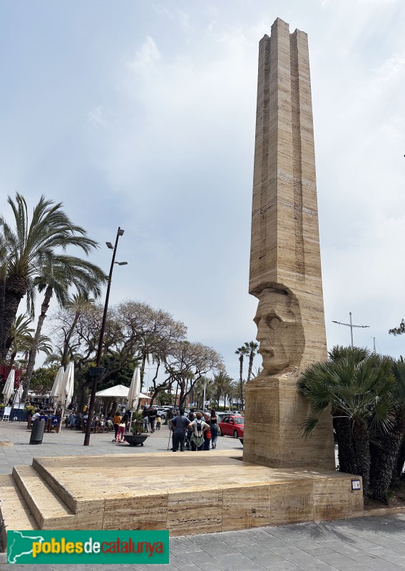 Vilanova i la Geltrú - Monument a Macià (Foto: Albert Esteves, 2025) Vilanova i la Geltrú - Monument a Macià