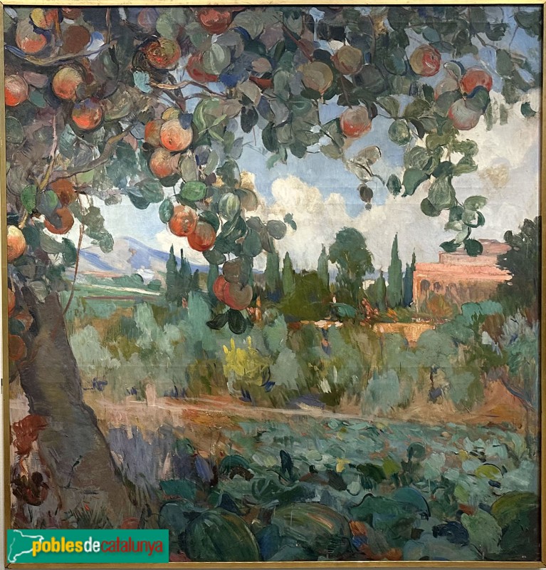 Museu Víctor Balaguer - Paisatge. Masia d'en Cabanyes (Alexandre de Cabanyes, 1925-26) (Foto: Albert Esteves, 2025) Museu Víctor Balaguer - Paisatge. Masia d'en Cabanyes (Alexandre de Cabanyes, 1925-26)