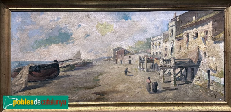 Museu Víctor Balaguer - Platja de Vilanova (Josep Sugranyes i Florit, 1875-90) (Foto: Albert Esteves, 2025) Museu Víctor Balaguer - Platja de Vilanova (Josep Sugranyes i Florit, 1875-90)