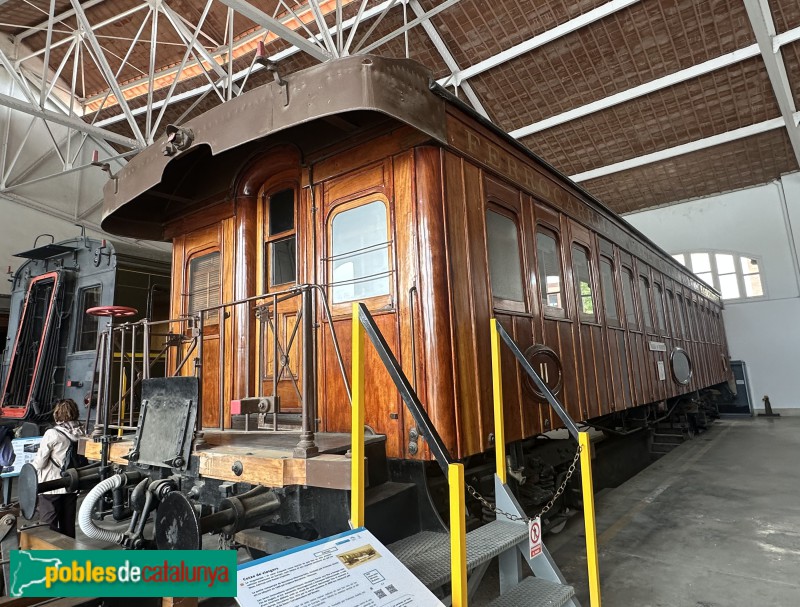 Vilanova i la Geltrú - Museu del Ferrocarril. Cotxe BB-2597 Harlan (Foto: Albert Esteves, 2025) Vilanova i la Geltrú - Museu del Ferrocarril. Cotxe BB-2597 Harlan