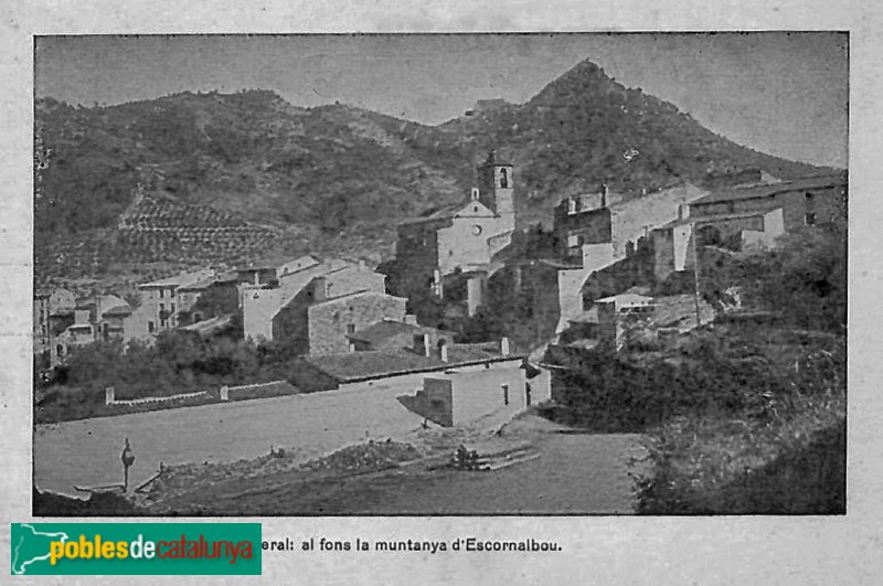 L'Argentera - Nucli antic. Postal antiga (Foto: Albert Esteves, 2025) L'Argentera - Nucli antic. Postal antiga