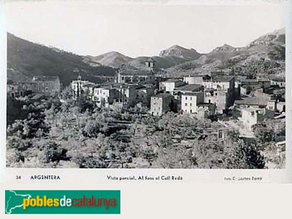 L'Argentera - Nucli antic. Postal antiga L'Argentera - Nucli antic. Postal antiga