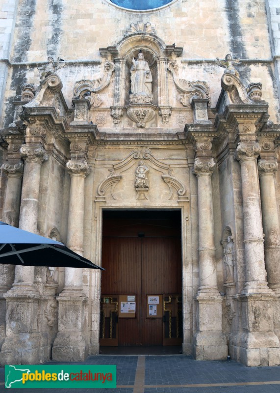 El Vendrell - Església de Sant Salvador. Portada (Foto: Albert Esteves, 2021) El Vendrell - Església de Sant Salvador. Portada