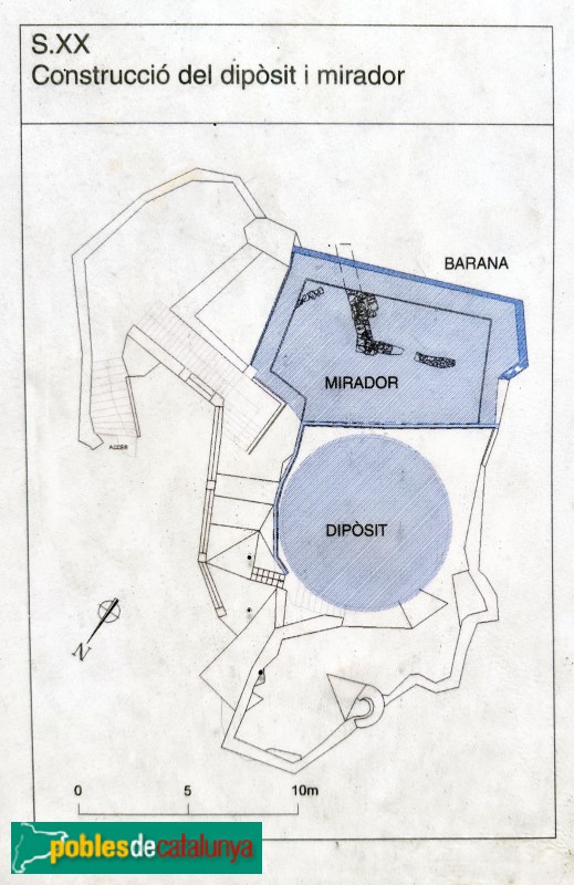 Pratdip - Castell. Cartell in situ Pratdip - Castell. Cartell in situ