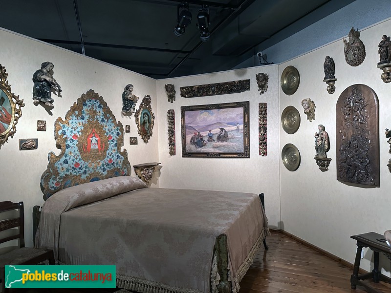 El Vendrell - Museu Deu. Dormitori del donant (Foto: Albert Esteves, 2025) El Vendrell - Museu Deu. Dormitori del donant