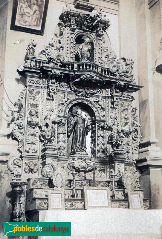 La Selva del Camp - Retaule de Sant Antoni de Pàdua (destruït)
