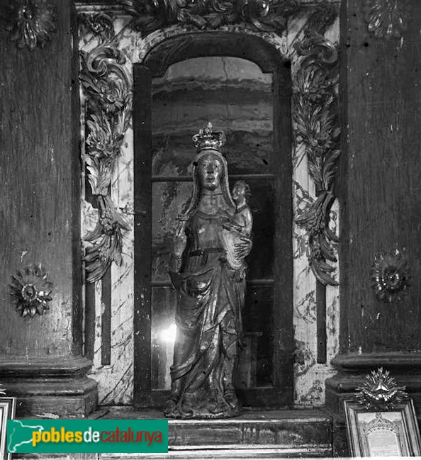 Capafonts - Imatge de la Mare de Déu de Barrulles a l'ermita