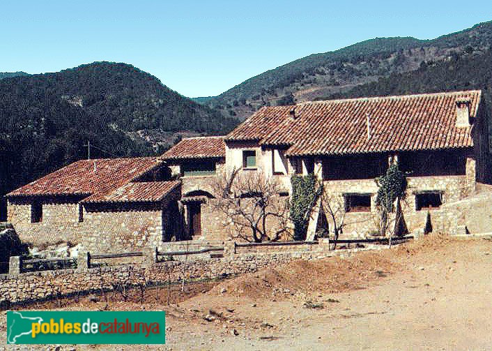 Capafonts - Mas de Fortet. Postal antiga