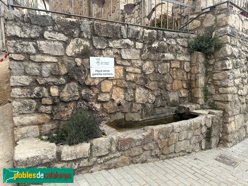 La Febró - Font i abeurador