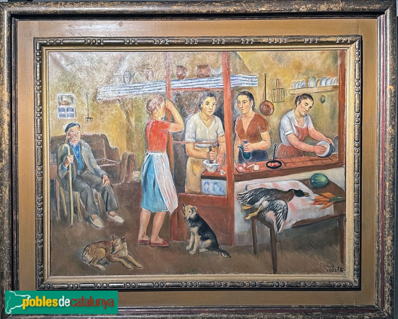 El Vendrell - Museu Deu - Joaquim Sunyer. Cuina de muntanya (Foto: Albert Esteves, 2025) El Vendrell - Museu Deu - Joaquim Sunyer. Cuina de muntanya