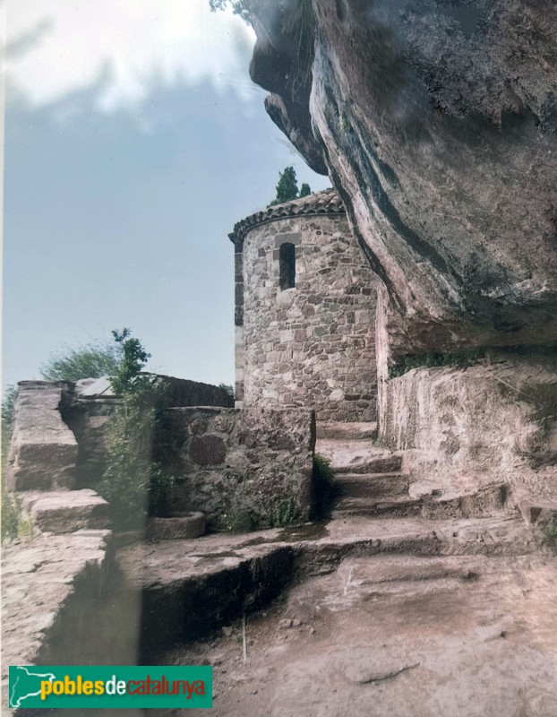 Prades - Santuari de la Mare de Déu de l'Abellera (cartell in situ)