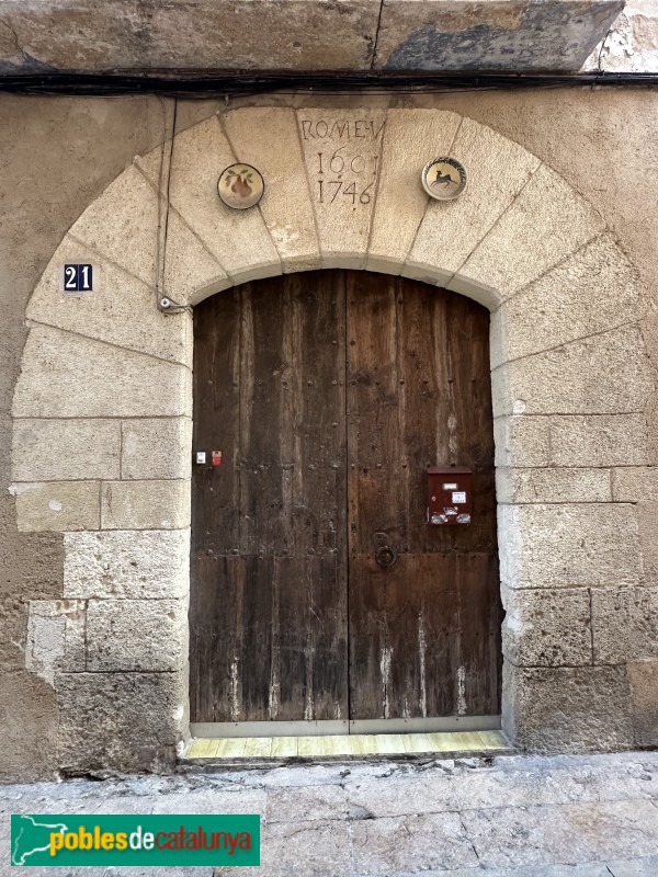 Torredembarra - Portal 1601 - 1746 (Foto: Albert Esteves, 2025) Torredembarra - Portal 1601 - 1746