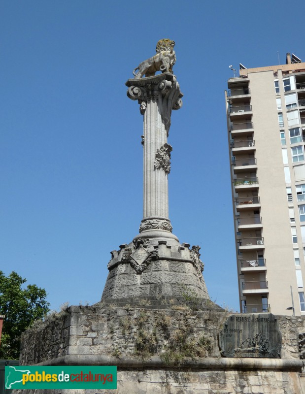 Girona - Monument del Lleó (Foto: Albert Esteves, 2025) Girona - Monument del Lleó