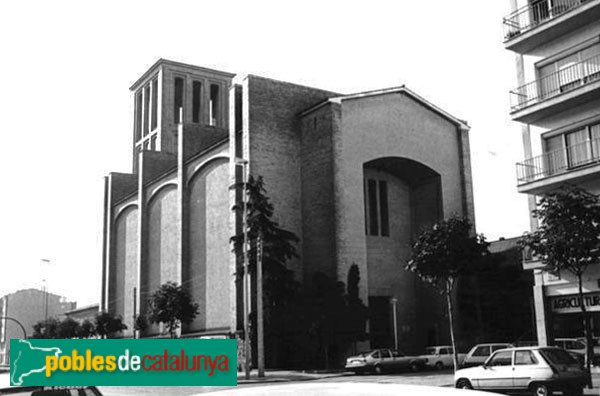 Girona - Església de Sant Josep (Foto: <i>M.Mercè Pibernat -invarquit.gencat.cat-</i>, 1983) Girona - Església de Sant Josep