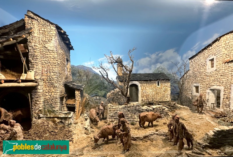 L'Espluga de Francolí - Museu Terra. Diorama d'un pessebre (Foto: Albert Esteves, 2025) L'Espluga de Francolí - Museu Terra. Diorama d'un pessebre