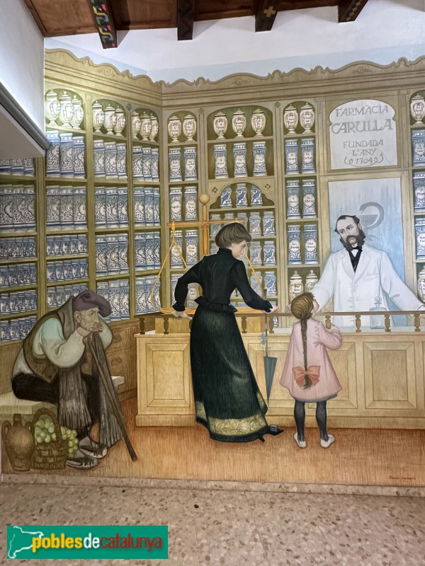 L'Espluga de Francolí - Museu Terra. Recreació de la farmàcia Carulla, per Llucià Navarro (Foto: Albert Esteves, 2025) L'Espluga de Francolí - Museu Terra. Recreació de la farmàcia Carulla, per Llucià Navarro