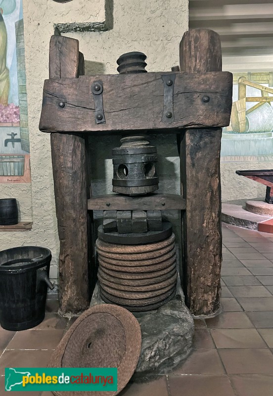 L'Espluga de Francolí - Museu Terra. Premsa d'oli del segle XVI (Foto: Albert Esteves, 2025) L'Espluga de Francolí - Museu Terra. Premsa d'oli del segle XVI