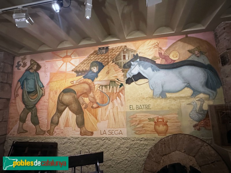 L'Espluga de Francolí - Museu Terra. Pintures de Llucià Navarro (Foto: Albert Esteves, 2025) L'Espluga de Francolí - Museu Terra. Pintures de Llucià Navarro