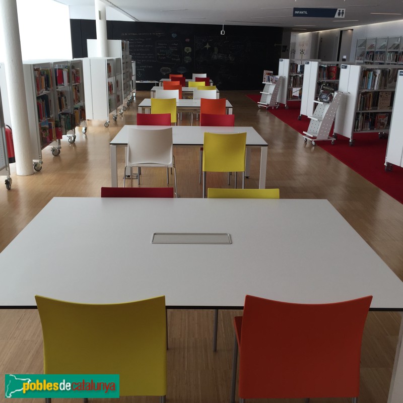 Girona - Biblioteca Carles Rahola (Foto: Kippelboy, CC BY-SA 3.0, 2015) Girona - Biblioteca Carles Rahola