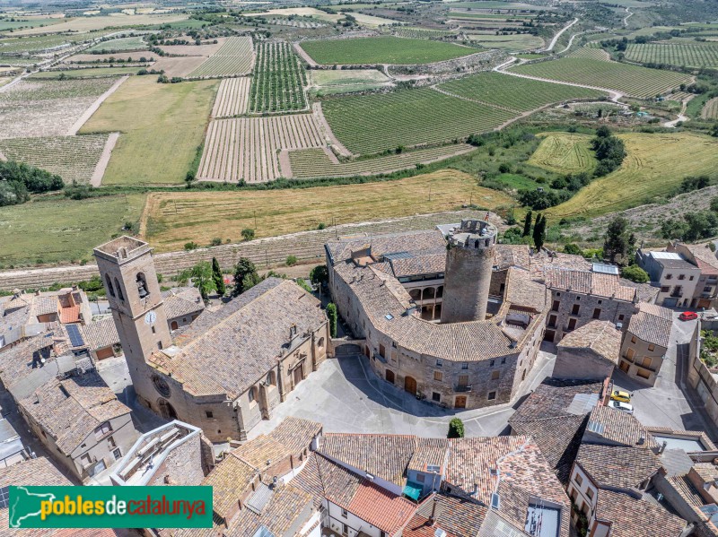 Verdú - Església i Castell (Foto: Francesc Vidal-Barraquer, 2025) Verdú - Església i Castell