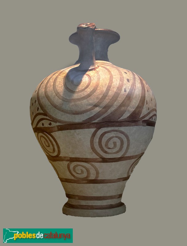 Museu del Càntir - Rèplica d'una canterella del segle II aC (Santorini -Grècia-) (Foto: Albert Esteves, 2025) Museu del Càntir - Rèplica d'una canterella del segle II aC (Santorini -Grècia-)