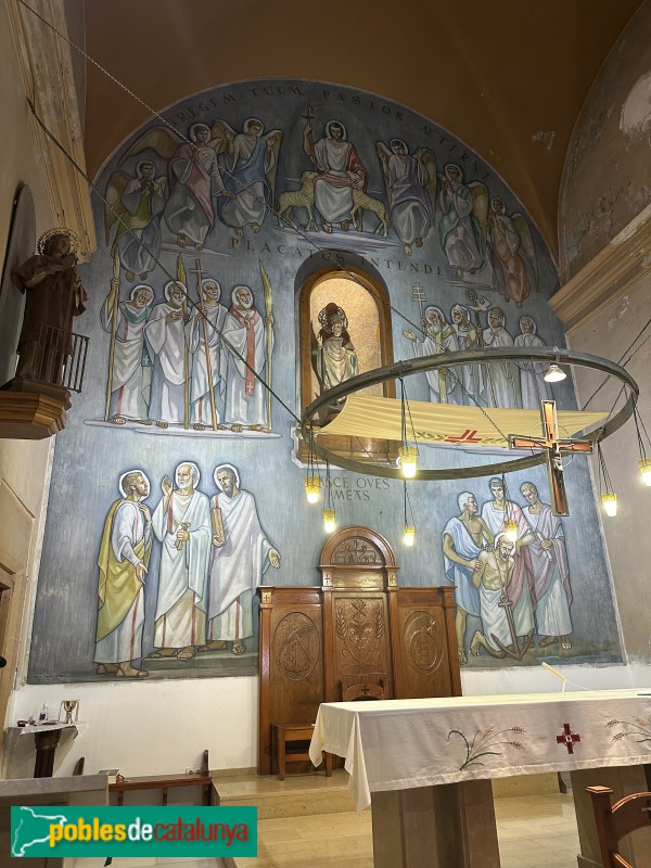 Sant Climent de Llobregat - Església de Sant Climent. Pintures de Joan Torras Viver