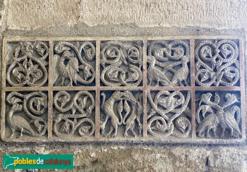 Lleida - Seu Vella. Porta de l'Evangeli. Làpida sepulcral