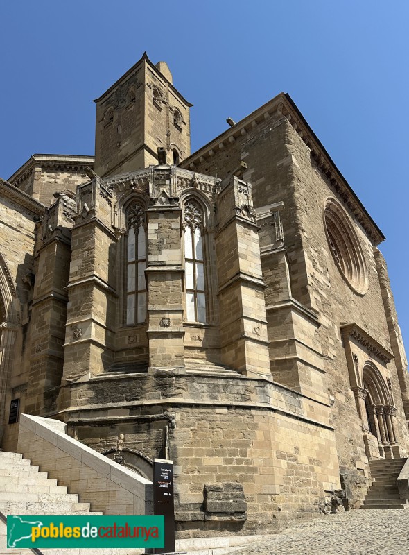 Lleida - Seu Vella. Capella dels Requesens, des de l'exterior (Foto: Albert Esteves, 2025) Lleida - Seu Vella. Capella dels Requesens, des de l'exterior