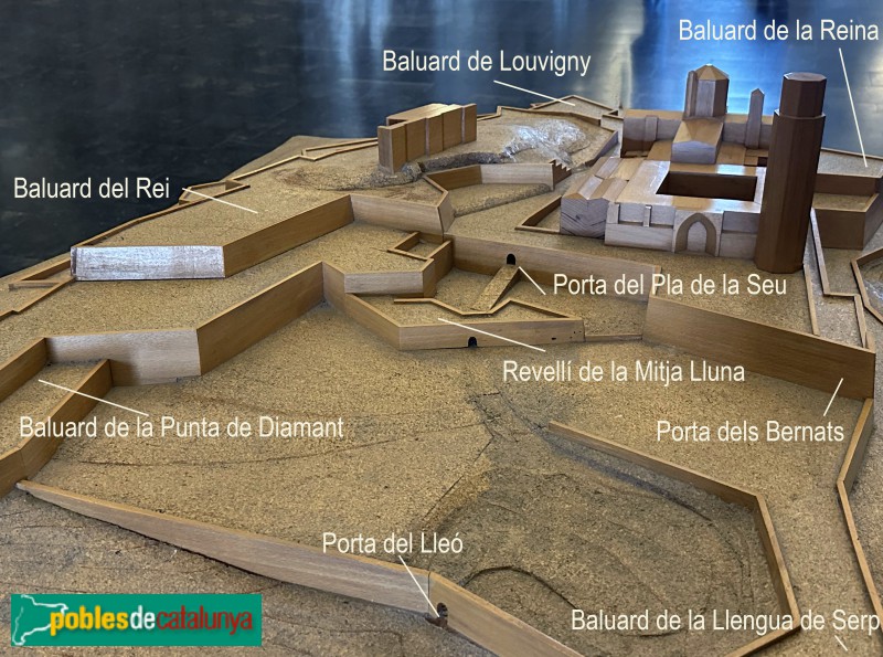 Lleida - La Suda. Fortificacions dels segles XVII-XVIII. Maqueta (Foto: Albert Esteves, 2025) Lleida - La Suda. Fortificacions dels segles XVII-XVIII. Maqueta
