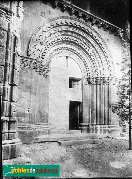 Lleida - Seu Vella. Porta dels Fillols (Foto: Juli Soler Santaló -Arxiu Fotogràfic Centre Excursionista de Catalunya-, 1890-1910) Lleida - Seu Vella. Porta dels Fillols