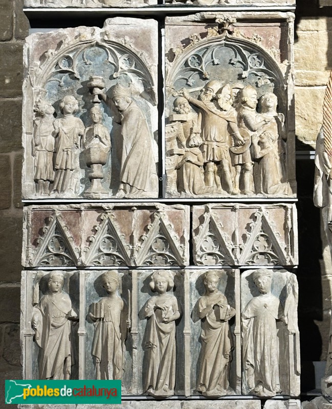 Lleida - Església de Sant Llorenç. Retaule de Santa Úrsula