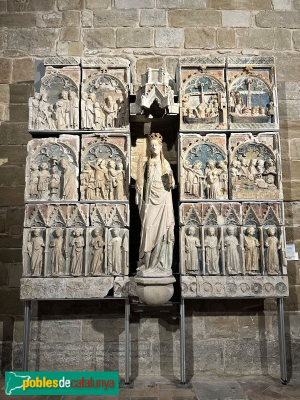 Lleida - Església de Sant Llorenç. Retaule de Santa Úrsula
