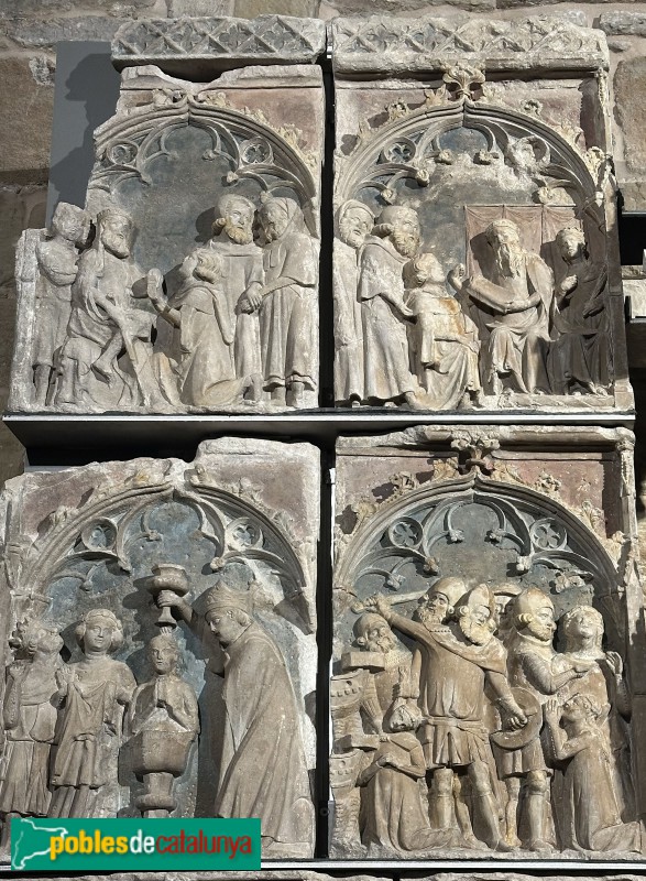Lleida - Església de Sant Llorenç. Retaule de Santa Úrsula