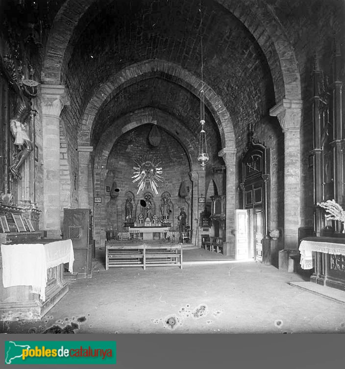 Lleida - Església de Sant Martí (Foto: Josep Salvany -Fons Salvany. Biblioteca de Catalunya-, 1917) Lleida - Església de Sant Martí