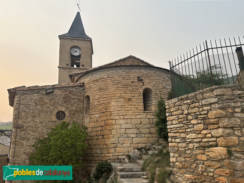 Prullans - Església de Sant Esteve (Foto: Albert Esteves, 2025) Prullans - Església de Sant Esteve
