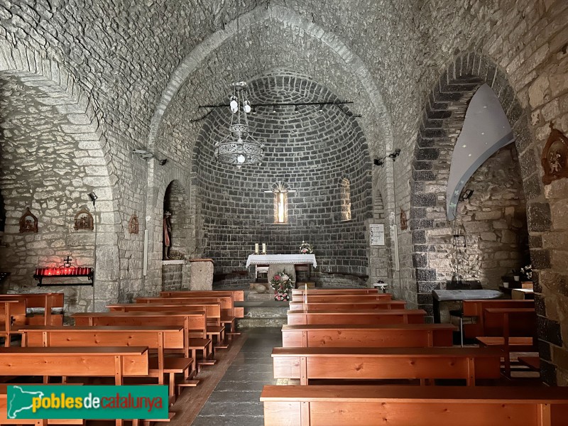 Prullans - Església de Sant Esteve (Foto: Albert Esteves, 2025) Prullans - Església de Sant Esteve