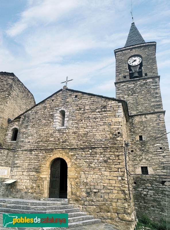 Prullans - Església de Sant Esteve (Foto: Albert Esteves, 2025) Prullans - Església de Sant Esteve