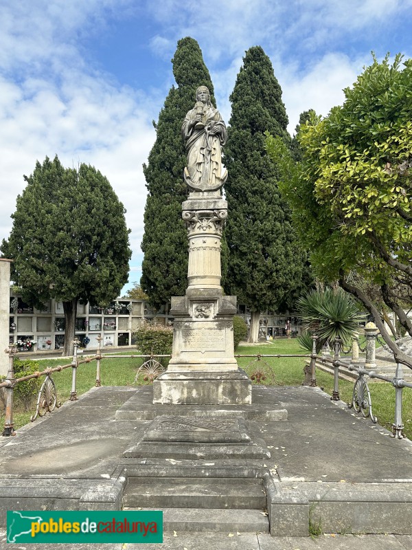 Girona - Cementiri de Pont Major. Sepulcre Jaume Regàs