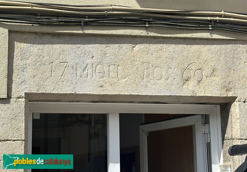 Sarrià de Ter - Llinda (1769, Miquel Ros)