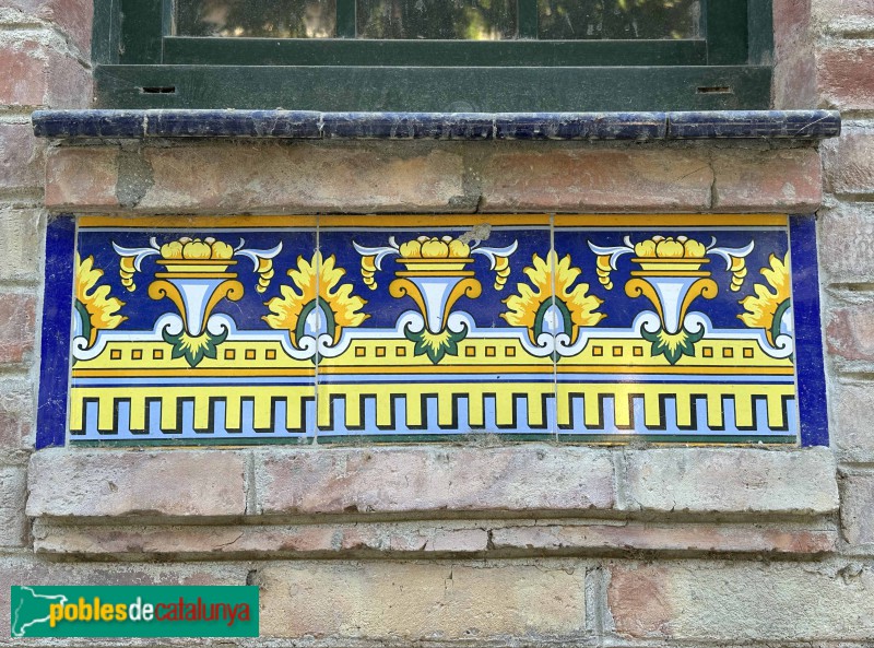 Lleida - Aquarium. Detall mosaic