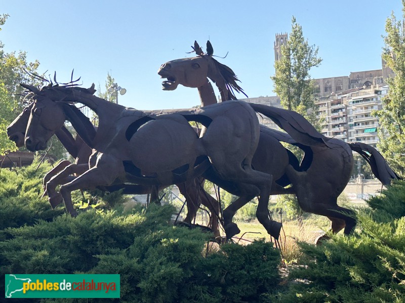 lleida - Escultura Estampida