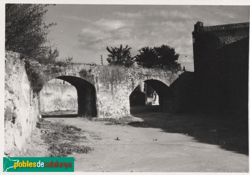 La Selva del Camp - Ponts del Portal de Més Amunt (Foto: Joan Franch Ferré, c.1974) La Selva del Camp - Ponts del Portal de Més Amunt