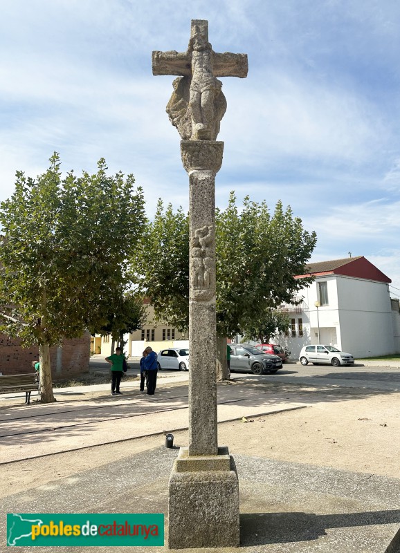 Gimenells i Pla de la Font - Creu de Gimenells