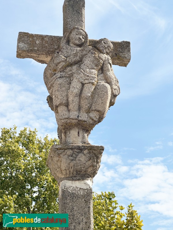 Gimenells i Pla de la Font - Creu de Gimenells