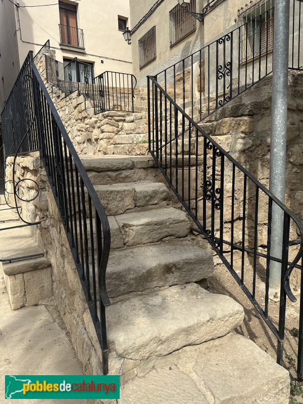 Artesa de Lleida - Escales d'accés al carrer de la Vileta