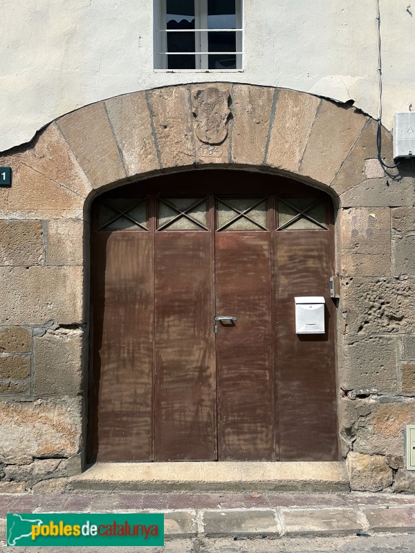 Artesa de Lleida - Carrer dels Gallart. Portal de 1764